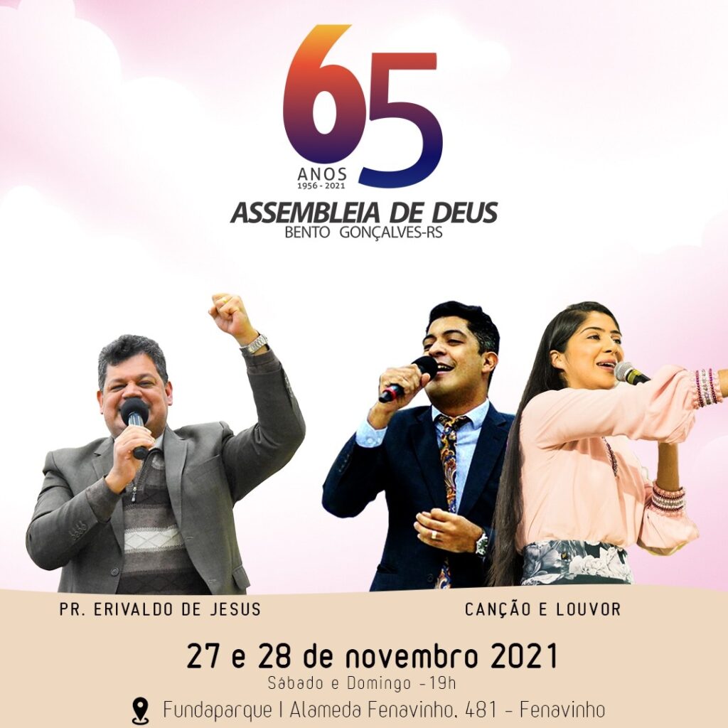 Informações para o Público que irá no evento dia 27/11 da Assembleia de Deus, na Fenaparque.